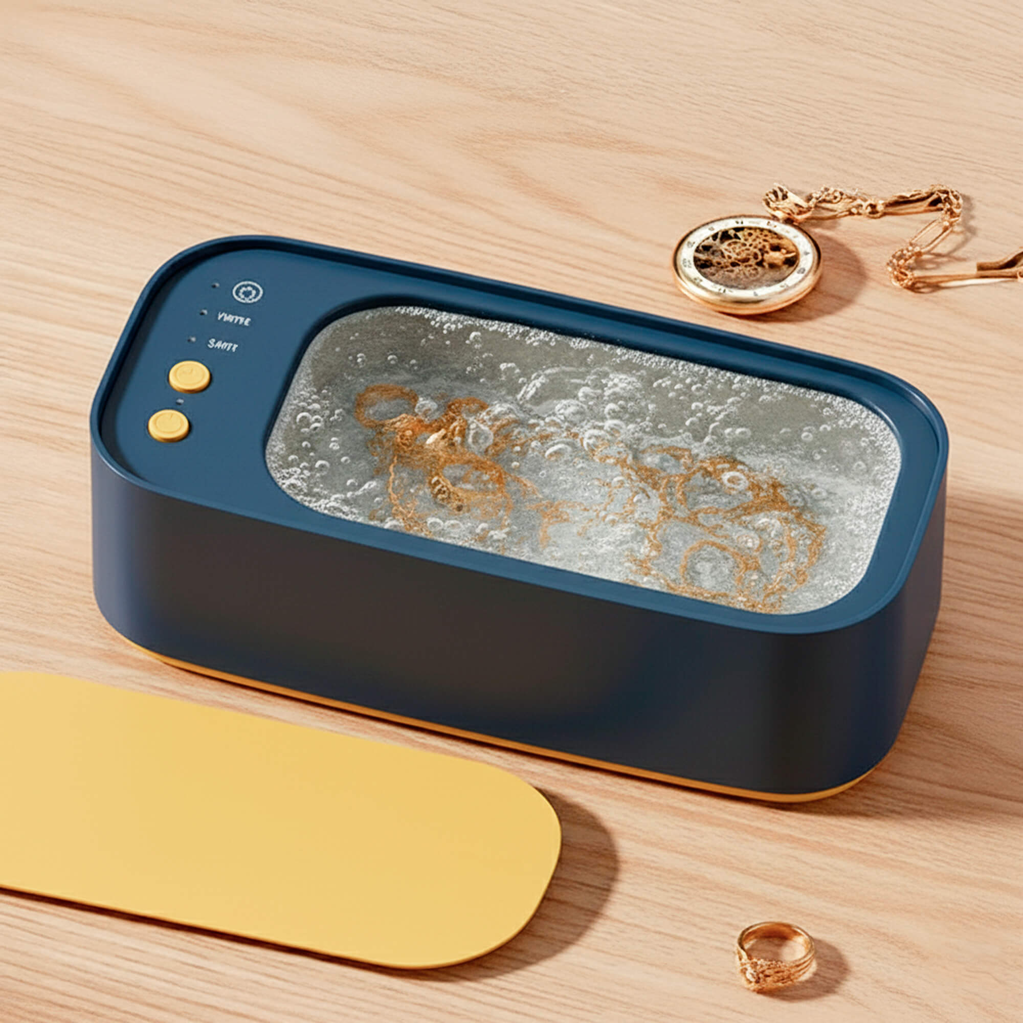 Sonic Cleaning Device for Jewelry, Eyewear, Timepieces, and Dentures - Esilora