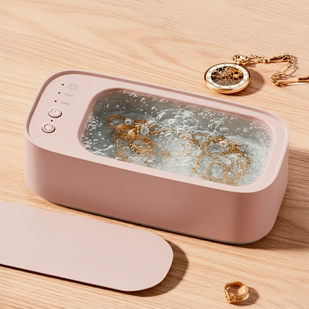 Sonic Cleaning Device for Jewelry, Eyewear, Timepieces, and Dentures - Esilora