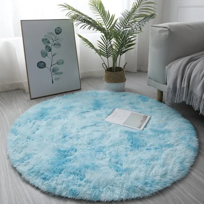 CloudNest Ultra-Soft Round Plush Rug for Cozy Living Spaces