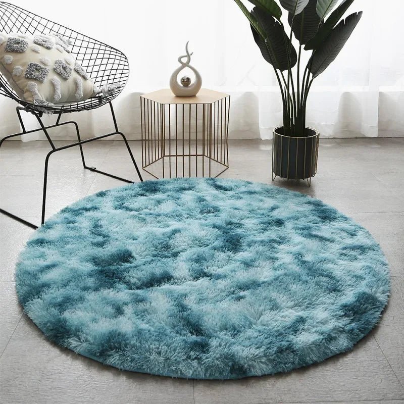 CloudNest Ultra-Soft Round Plush Rug for Cozy Living Spaces