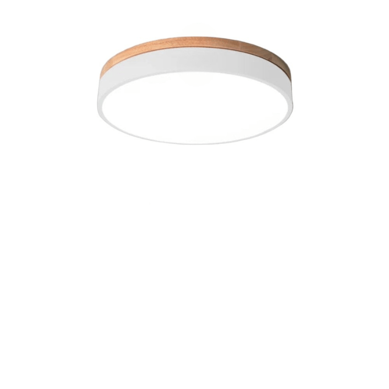 AuroraGlow Modern Wood Ceiling Light For Living Rooms Eco Friendly Materials