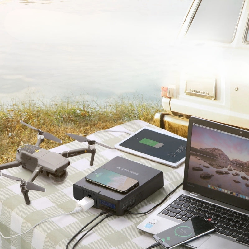 Portable Power Station with Digital Screen for Multi-Device Charging - Esilora