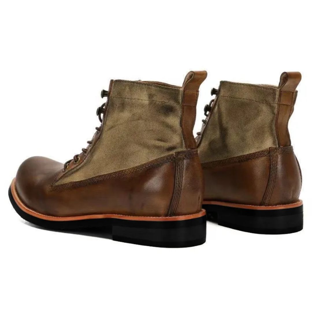 AlpenHeritage Haferl-sneakers Bernard — håndlavede retro-ankelstøvler