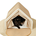 HomiNest 猫用テントベッド - 爪とぎ屋根付きの уютな隠れ家