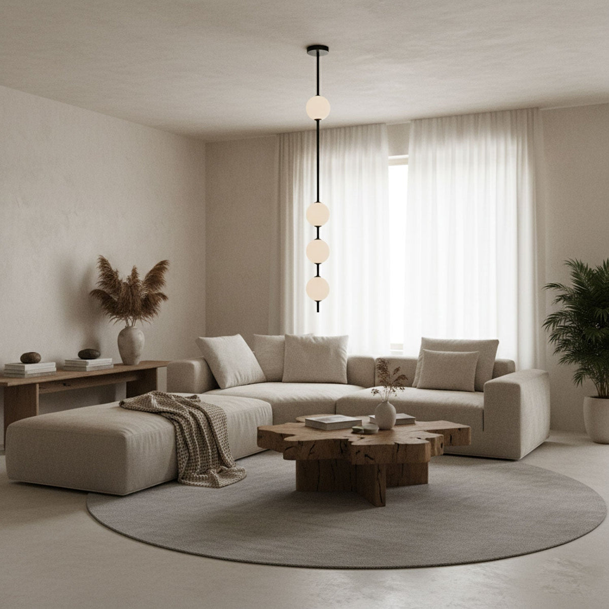 Ball Skewers Series Vertical Sphere Pendant Light