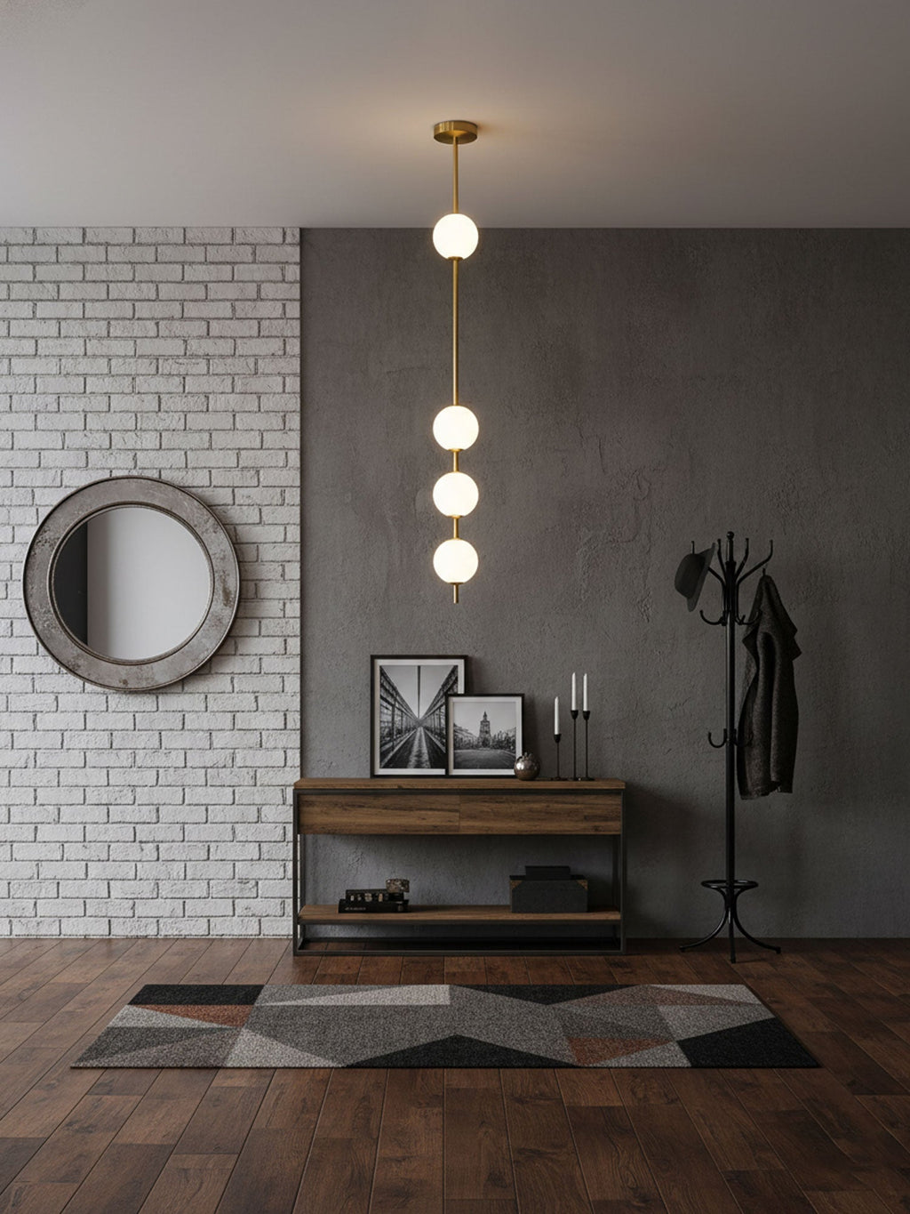Ball Skewers Series Vertical Sphere Pendant Light