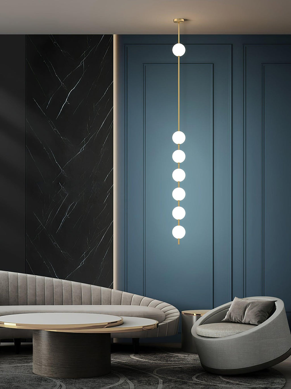 Ball Skewers Series Vertical Sphere Pendant Light