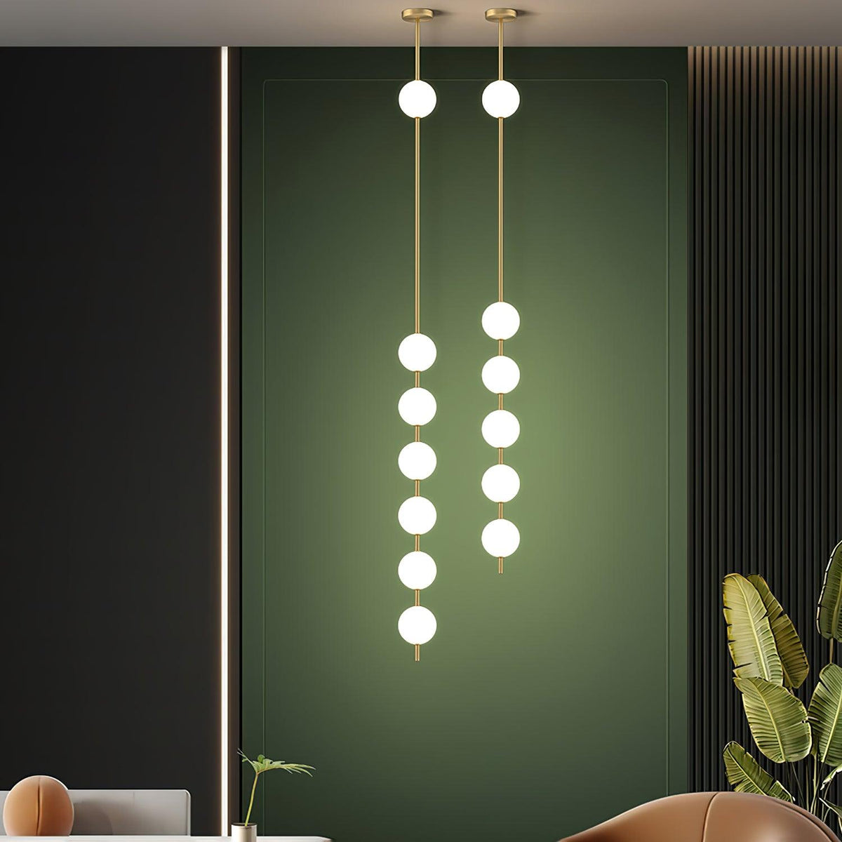 Ball Skewers Series Vertical Sphere Pendant Light
