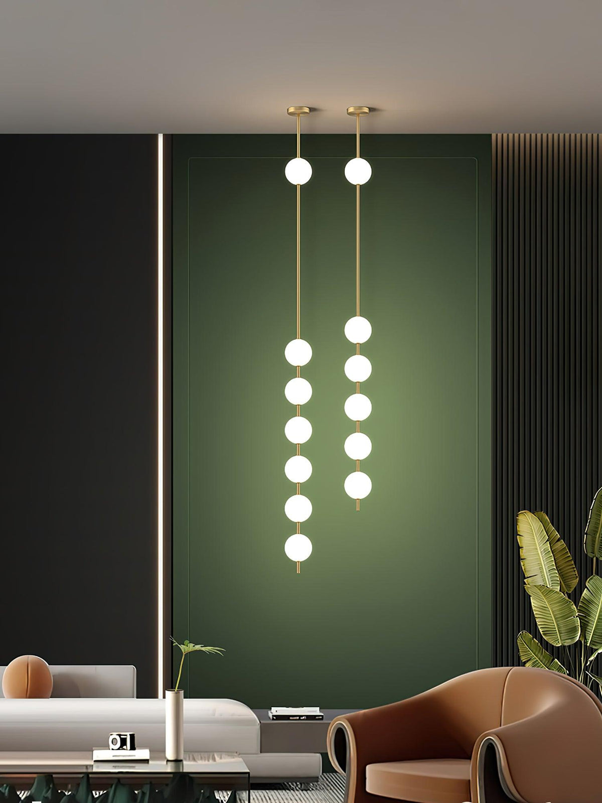 Ball Skewers Series Vertical Sphere Pendant Light
