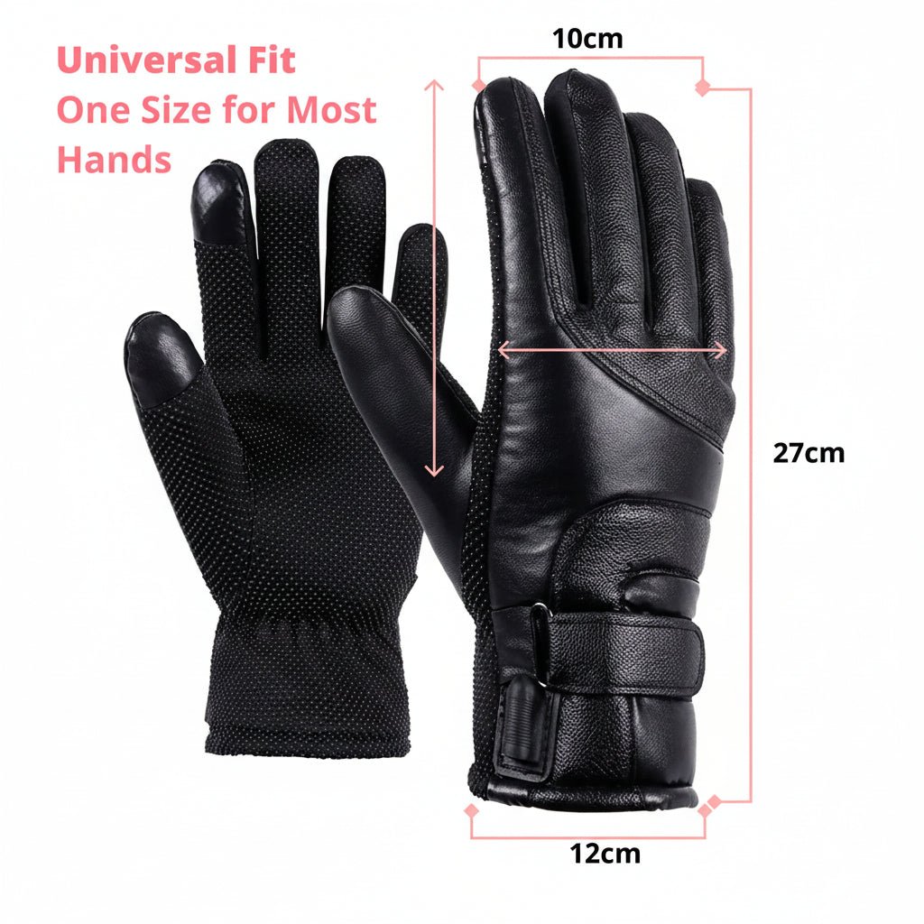 EverGlow Adjustable Waterproof Heated Gloves For Women