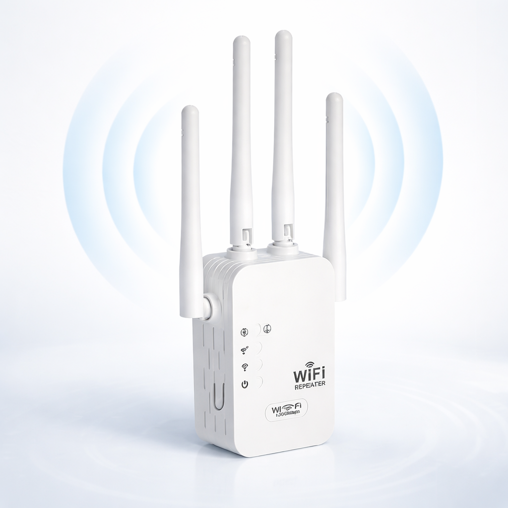 双频 Wi-Fi 中继器 - 长距离信号增强器