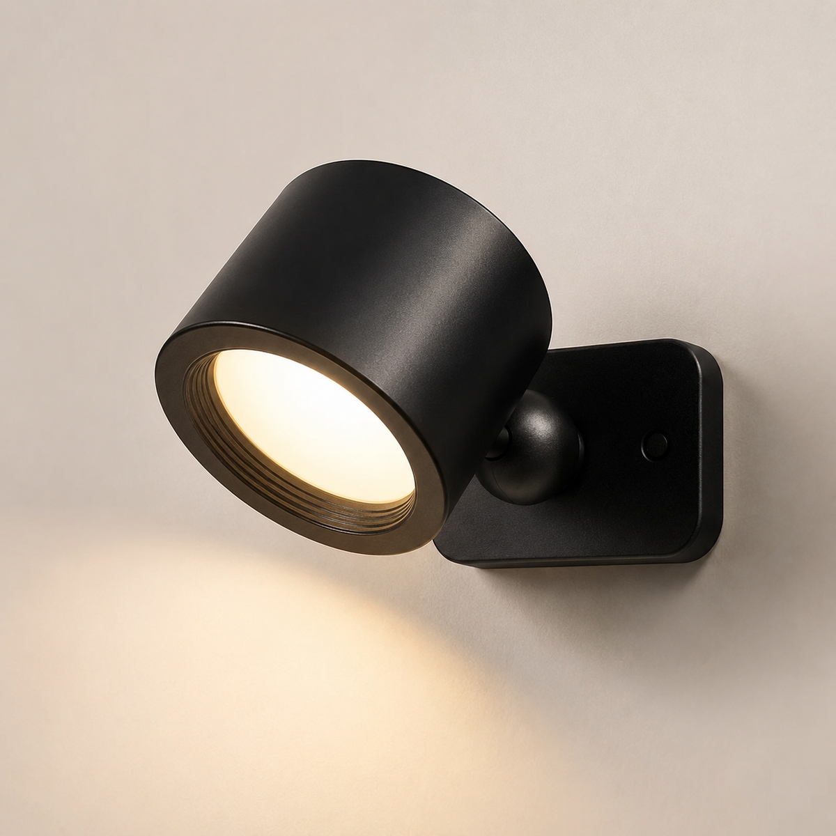 Luz de pared inalámbrica con control táctil y rotación de 360°