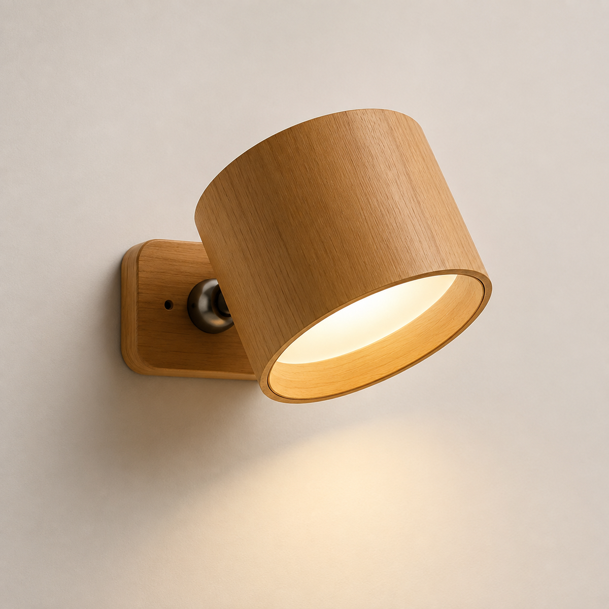 Luz de pared inalámbrica con control táctil y rotación de 360°