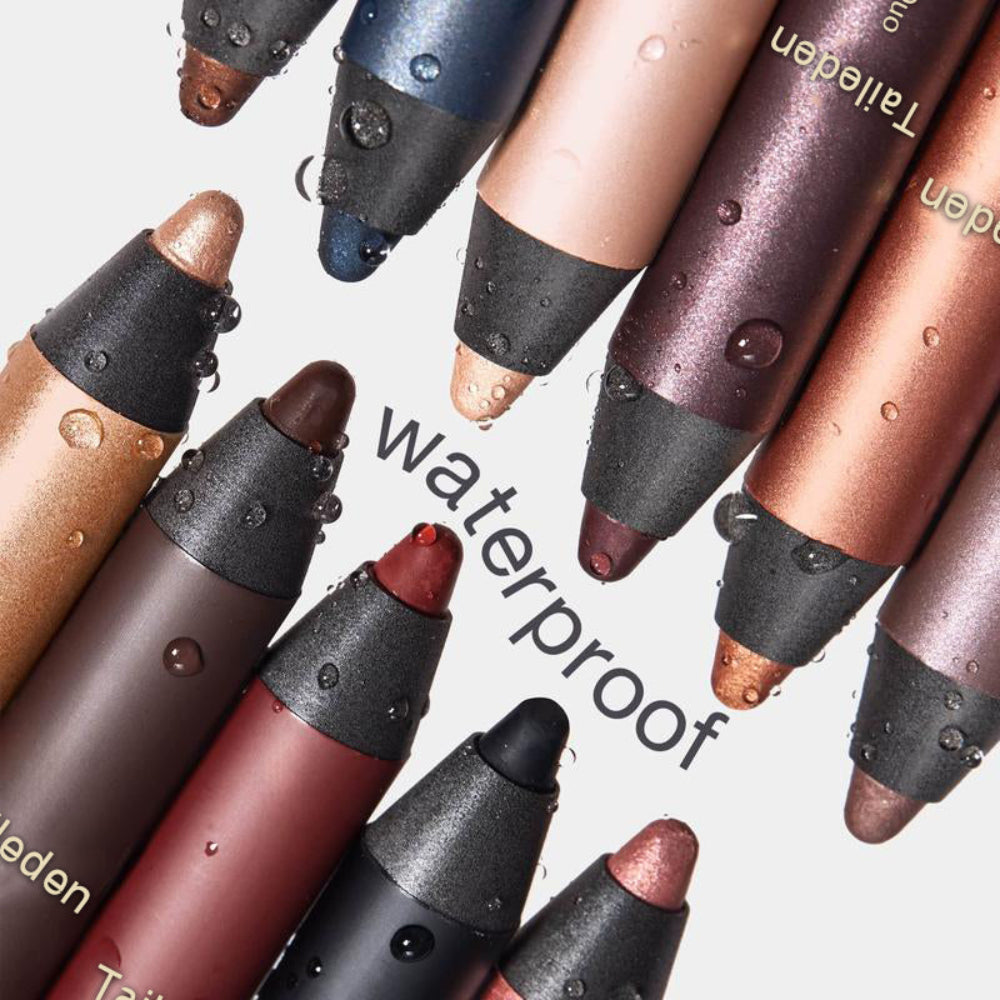 Vattenfast eyeliner- och ögonskuggspenna med två ändar – enkel att applicera, lång hållbarhet