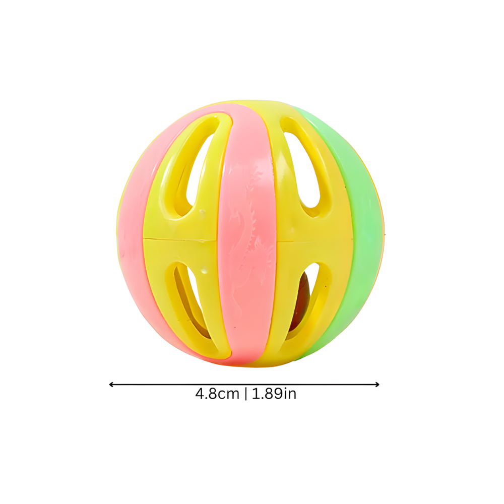WhirlTide Colorful Cat Bell Balls — Rolling Jingle Toy Set