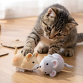 WiggleScout Moving Plush Mouse Cat Toy — 2-Pack, Automatic Motion