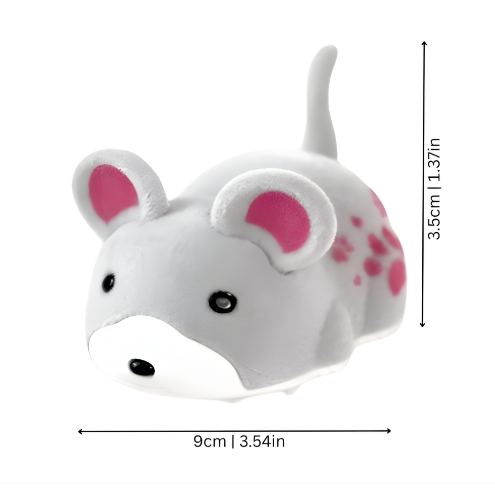 WiggleScout Moving Plush Mouse Cat Toy — 2-Pack, Automatic Motion