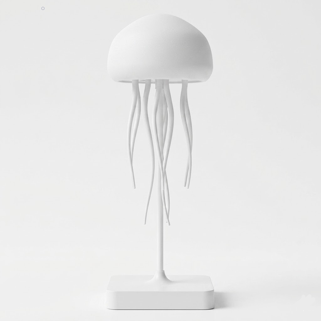 Lampka stołowa LED w kształcie meduzy — silikonowa lampka nocna USB