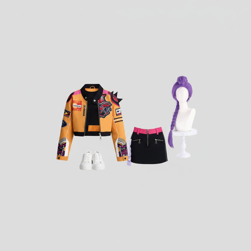 Set de costum pentru copii din țesătură de bumbac tip twill