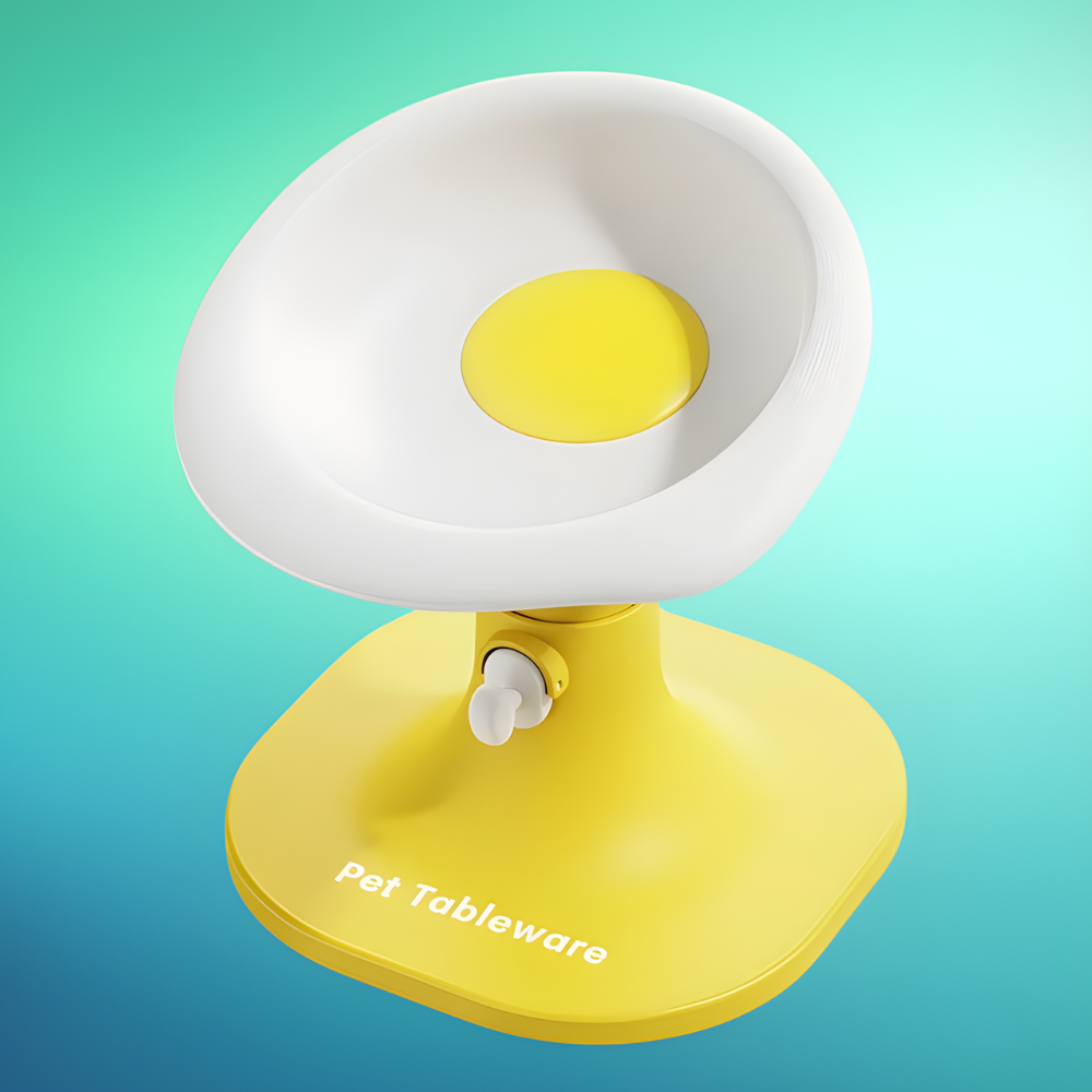 YolkRise Adjustable Cat Feeding Bowl — Ergonomic Raised Design
