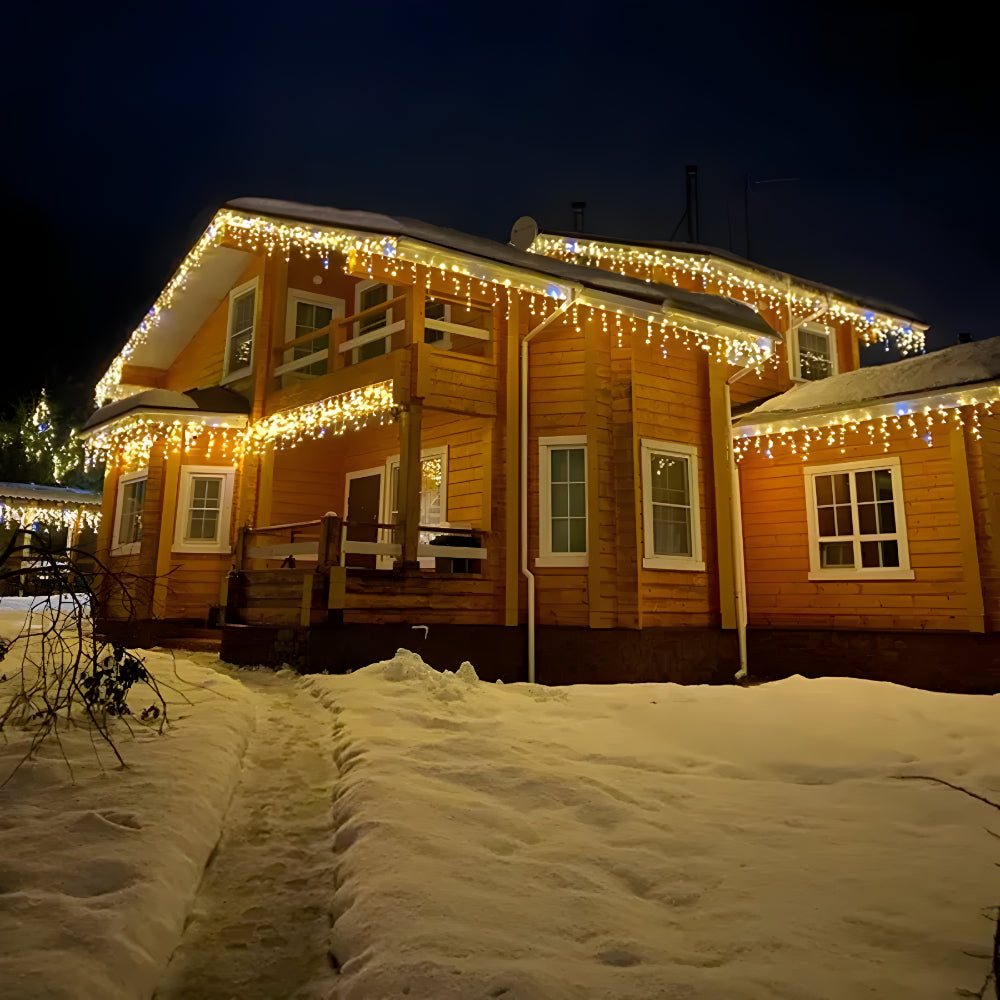 Waterdicht warmwit LED-lichtgordijn