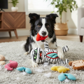 ZombiePaws Mummy Plush Dog Toy — Interactive Squeaker Design