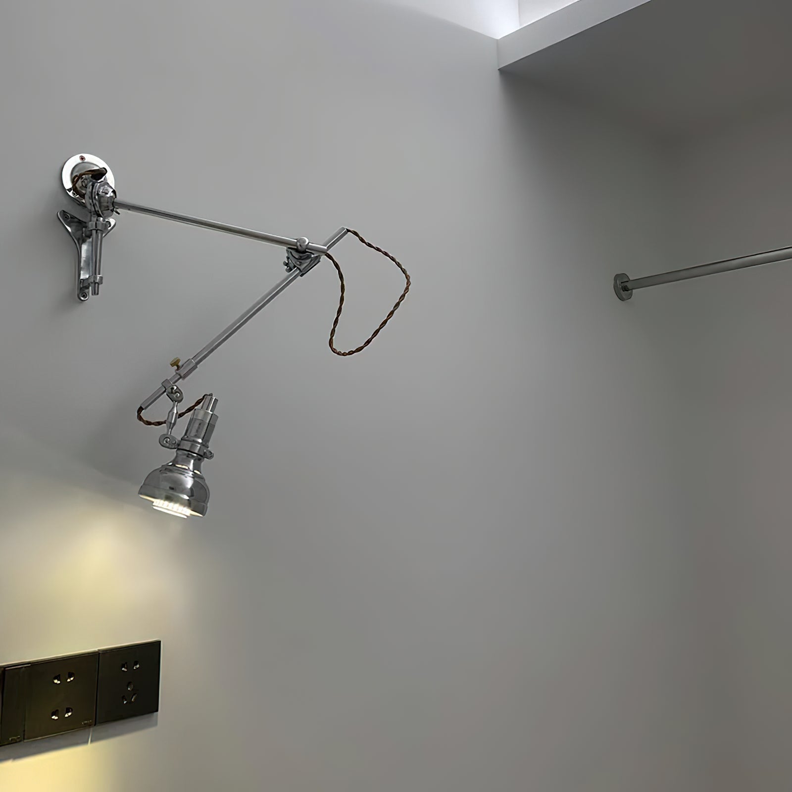 Ralph Rocker Arm Plug-in Wall Lamp | Esilora