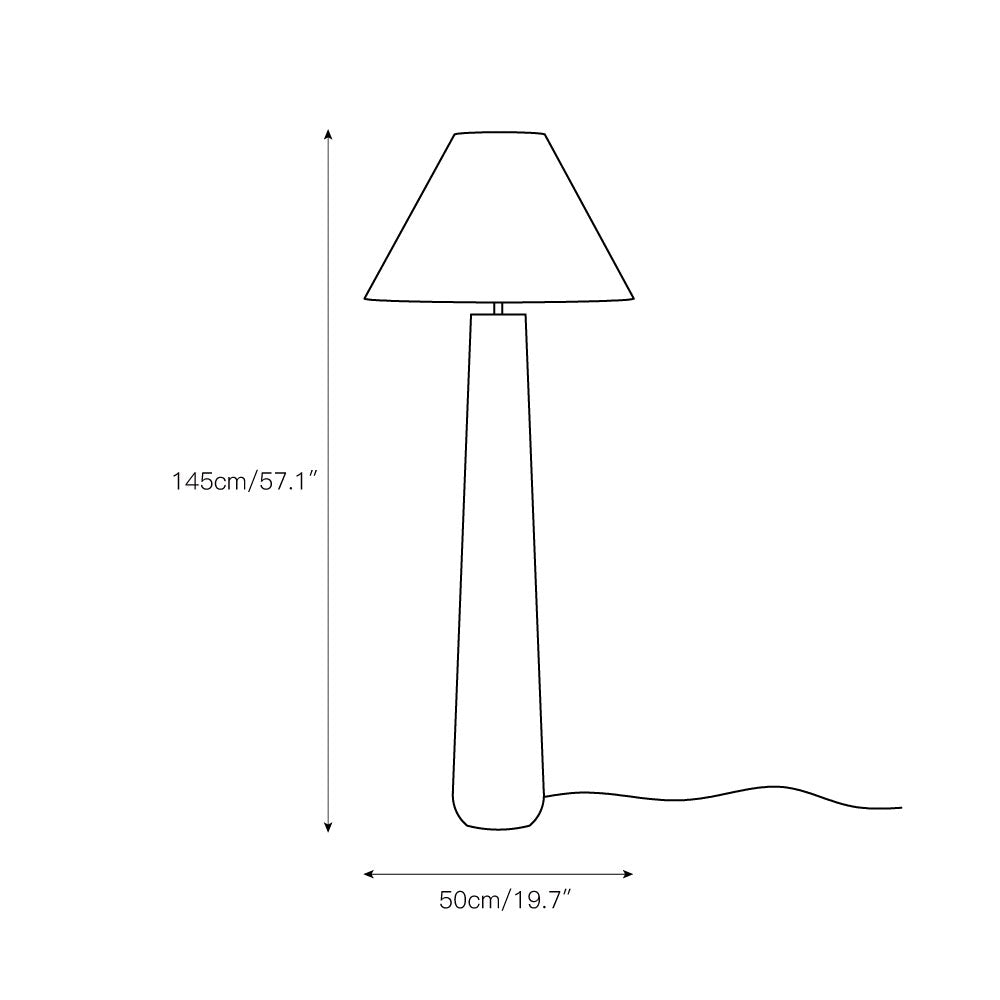 Polar White Floor Lamp | Esilora