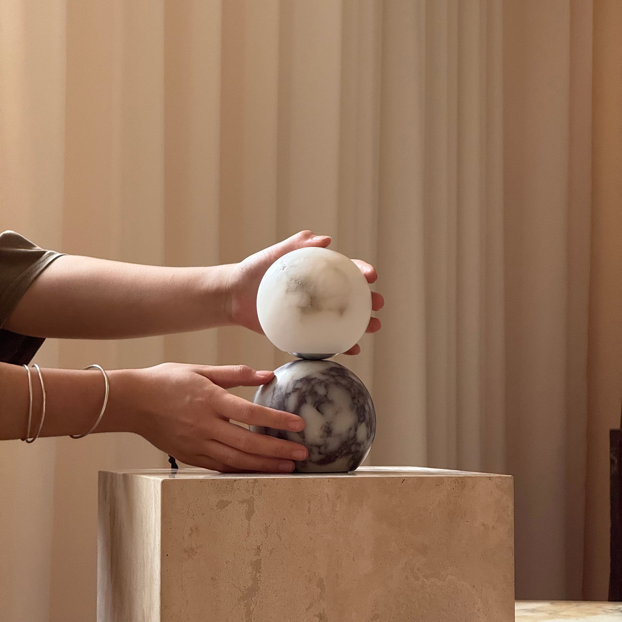 Lucide Marble Table Lamp | Esilora