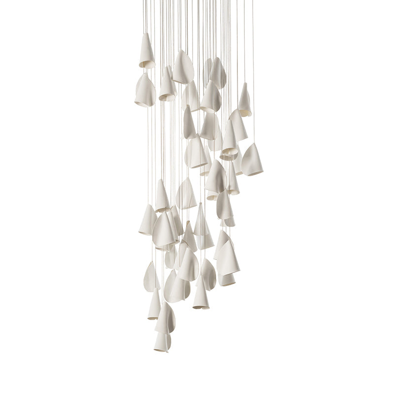 21 Thin Porcelain Pendant Lamp | Esilora