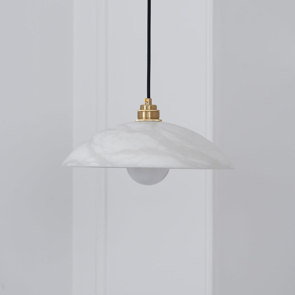 Alabaster Dome Pendant Light | Esilora