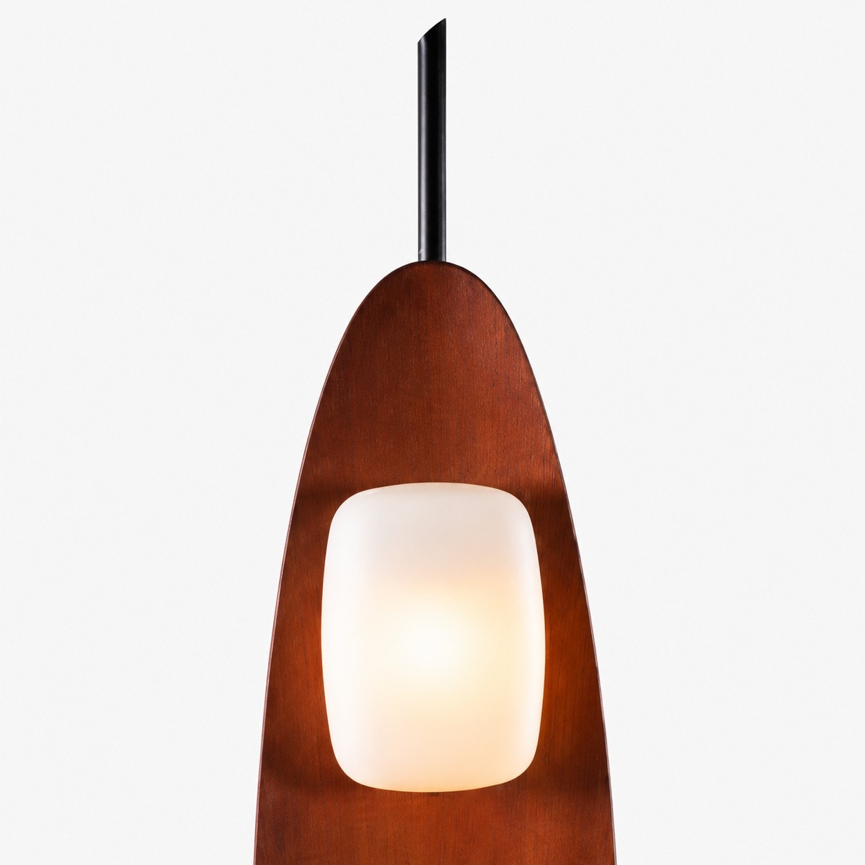 Bauhaus Walnut Tone Floor Lamp | Esilora