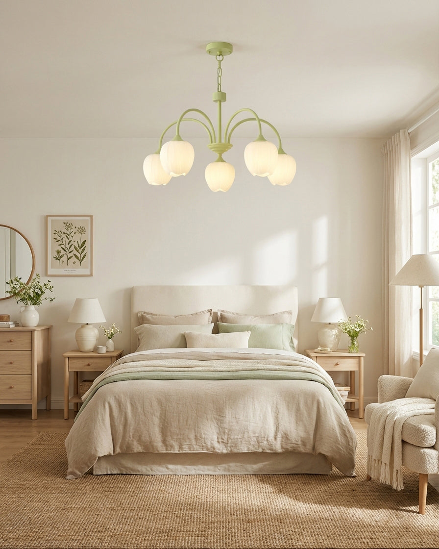 Tulip Matcha Chandelier | Esilora