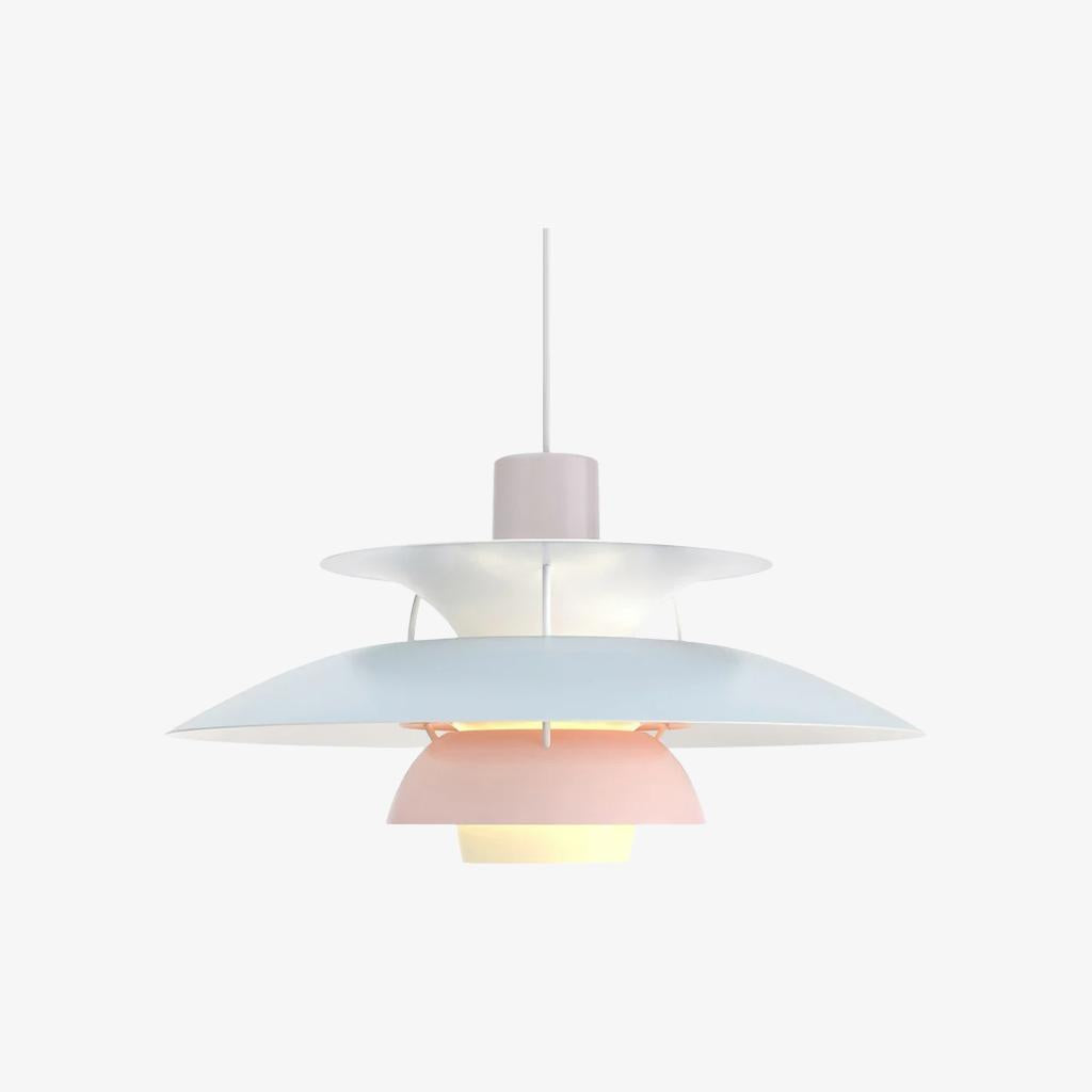 Layora Modern Scandinavian Pendant Light – Multi-Color Aluminum Design for Dining and Living Room N38 | Esilora