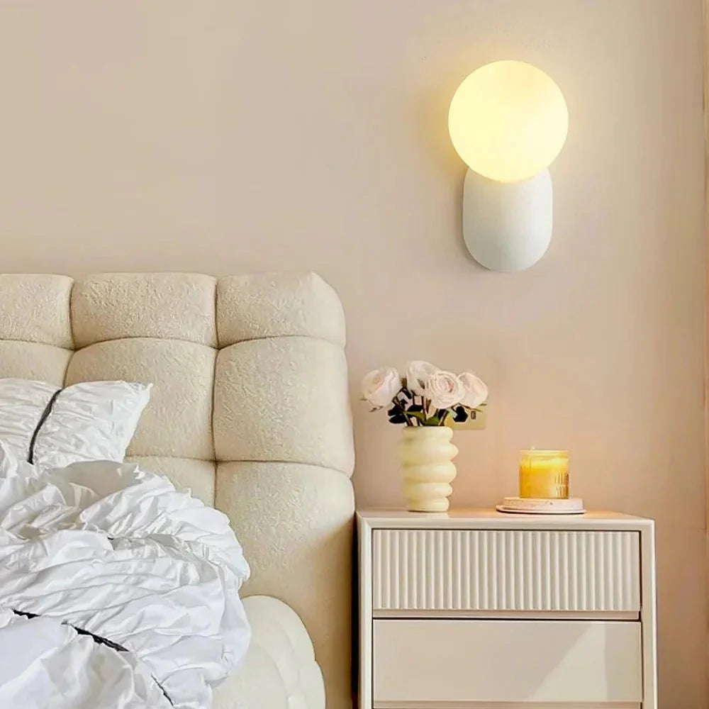 Luma Nordic Glass Orb Wall Light | Esilora