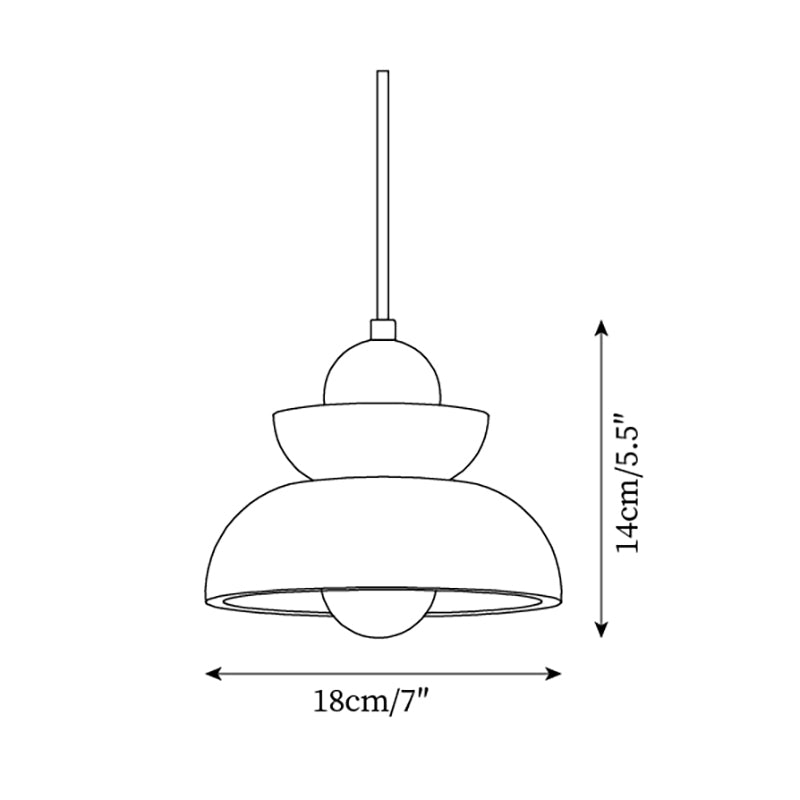 Závěsná lampa Karwei | Esilora