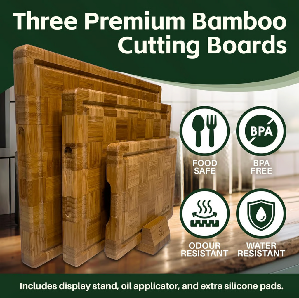 PureBlade Trio - Cut Safely and Plastic-Free for a Better Cooking Experience - Esilora