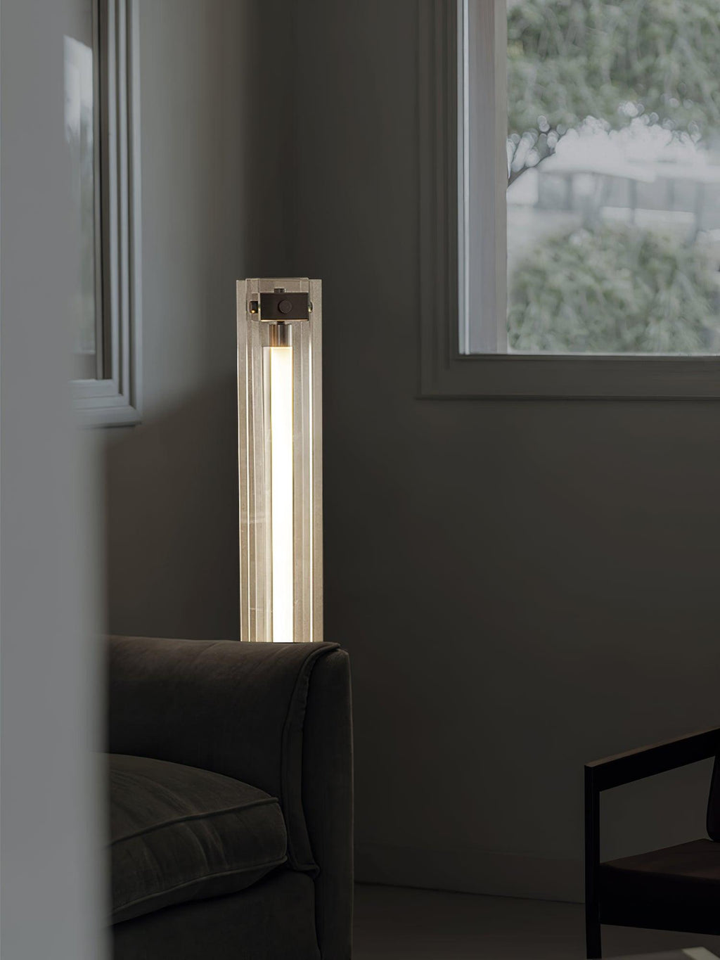 Industrial Style Minimalist Glass Floor Lamp M29 | Esilora