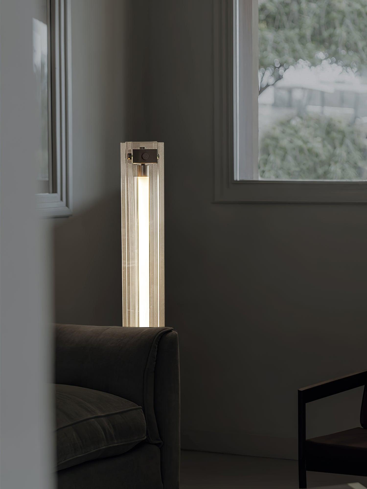 Industrial Style Minimalist Glass Floor Lamp M29 | Esilora