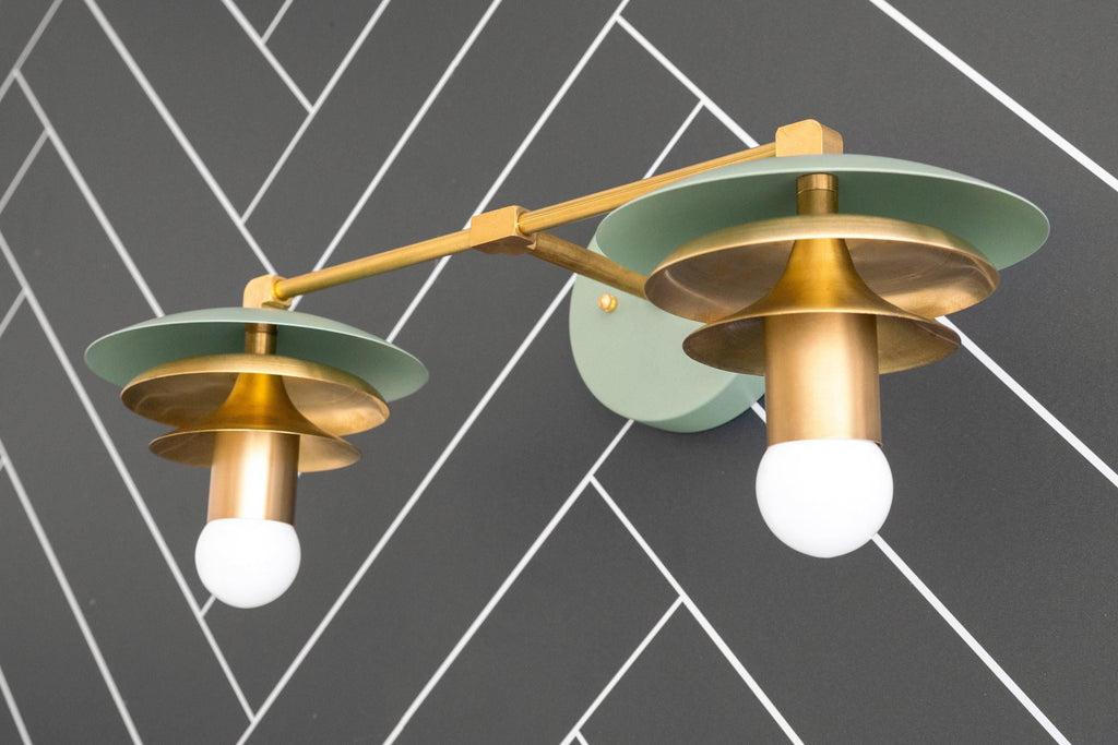 Artivo Layered Timeless Vanity Lighting Fixture With Soft Diffused Light - Great Ideal for Powder Rooms | Esilora