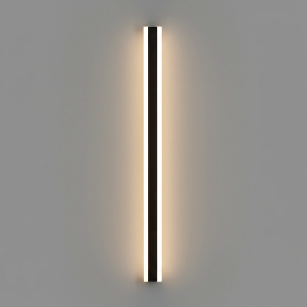 Elegantní minimalistické lineární kovové venkovní nástěnné svítidlo Edge | Esilora
