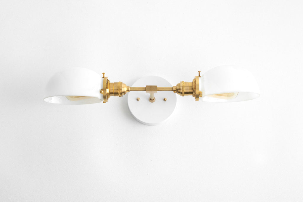 Ornato Luxe Art Deco Schminkspiegel-Wandleuchte – Opalglas-Wandlampe für Bad & Ankleidezimmer | Esilora