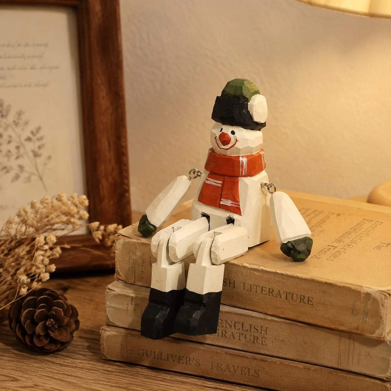 Hand-Carved Wooden Dangling-Leg Animal Ornaments | Esilora