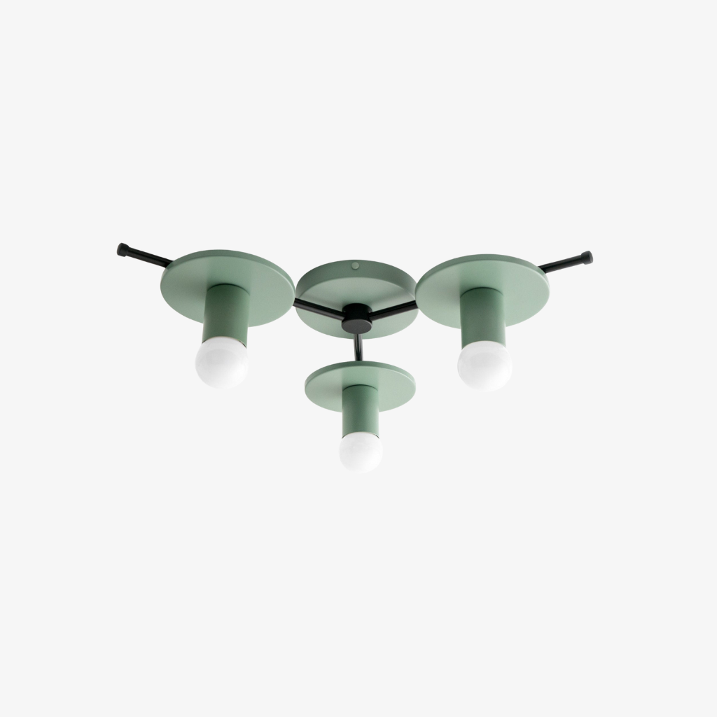 Radiro Globe Sculptural Trio Ceiling Lamp — Minimalist Modern Fixture for Living & Dining | Esilora
