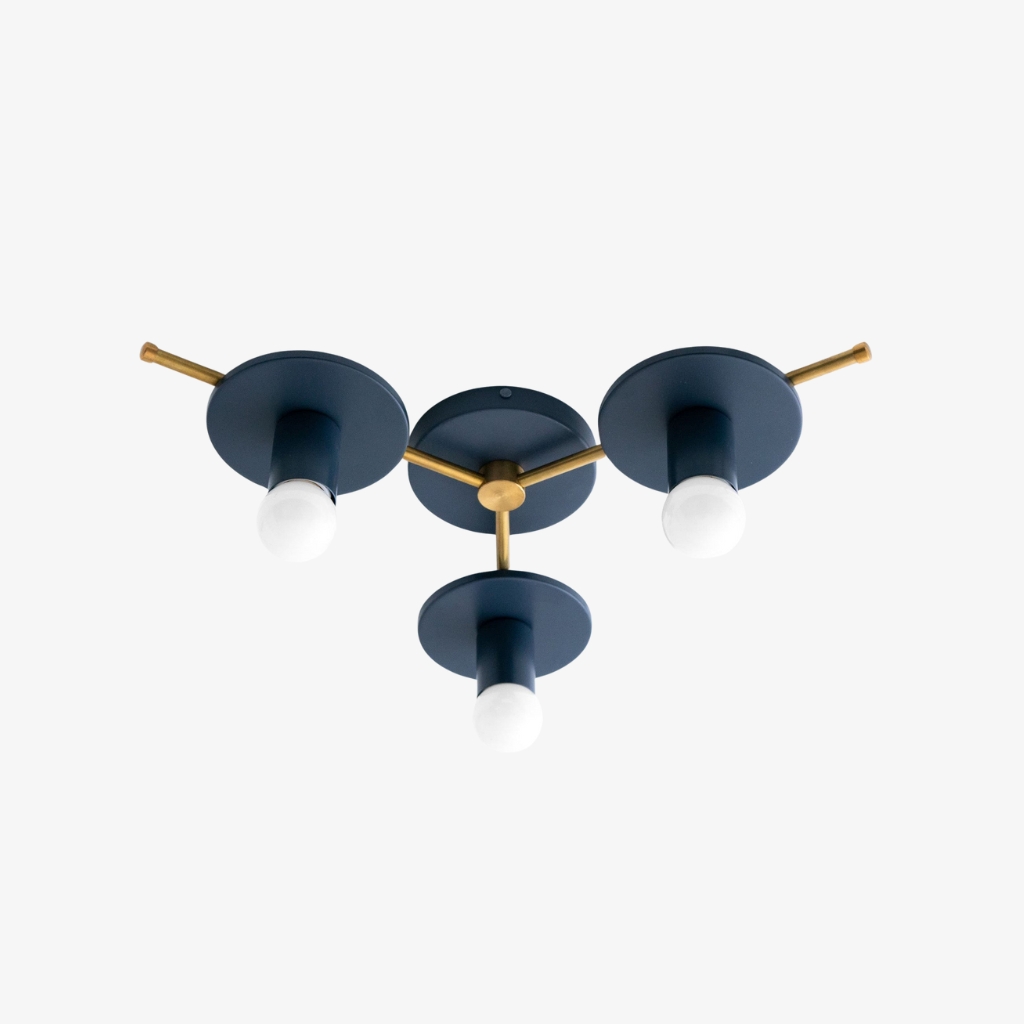 Radiro Globe Sculptural Trio Ceiling Lamp — Minimalist Modern Fixture for Living & Dining | Esilora