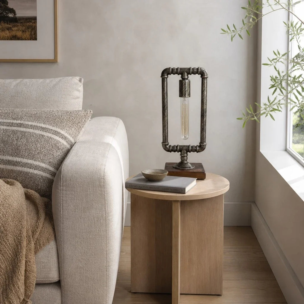Retro Industrial Pipe Table Lamp | Esilora