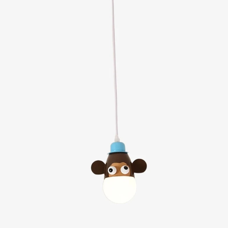 Lampada a sospensione con animali per bambini | Esilora