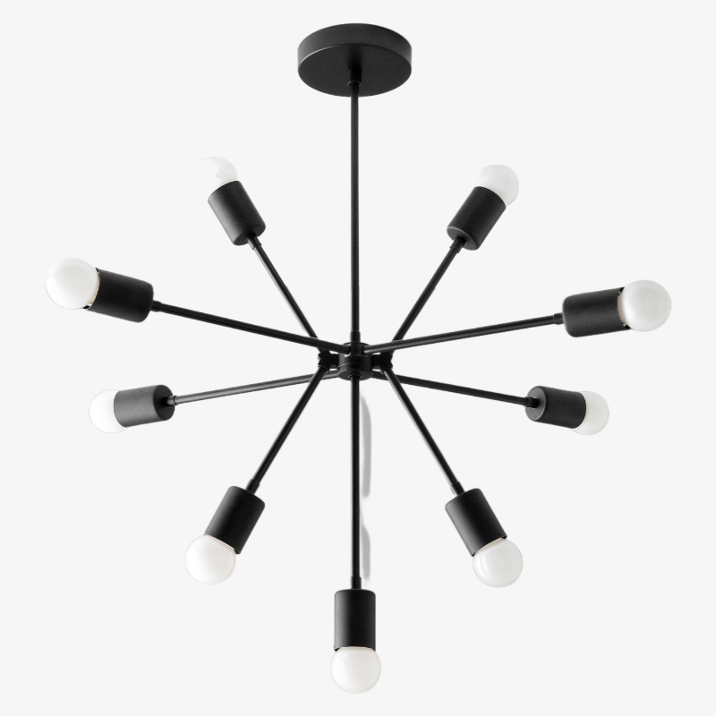 Mobilux Line Moderner Kronleuchter - Mid Century Deckenleuchte | Esilora