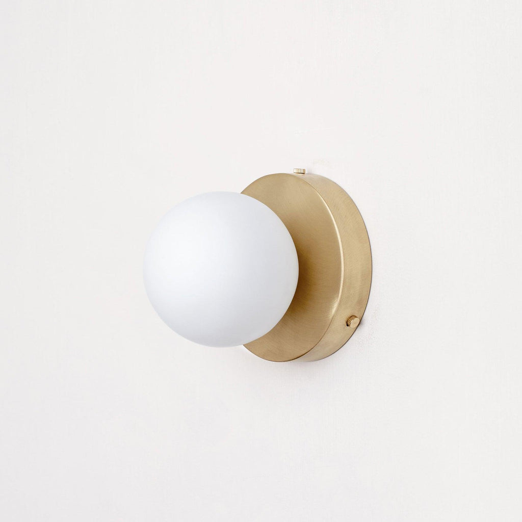 Rivolence Minimalist Fluid Modern Round Wall Sconce – Modern Indoor Accent Lighting for Bedroom or Study | Esilora