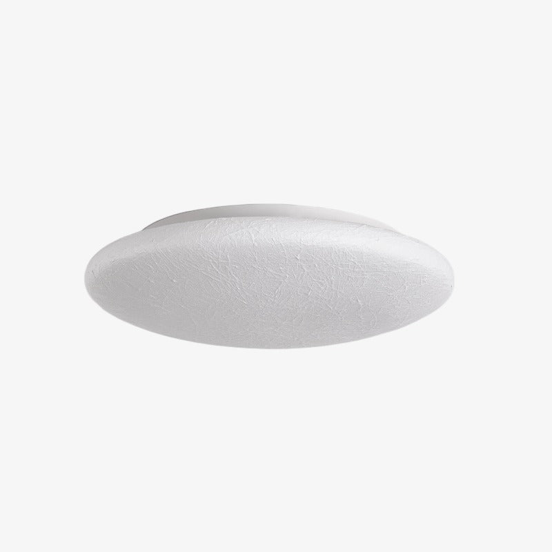 Lampada da soffitto LED rotonda a plafone in crema francese | Esilora